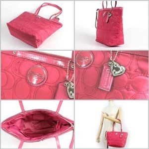 Coach quilted handbag